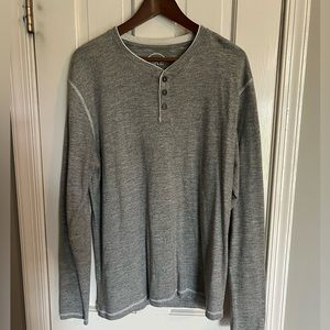 Men’s Buckle BKE gray henley, size: XL